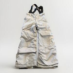 Columbia Youth Unisex Gray Omni Tech Winter Snowboarding Ski Pants S SMALL